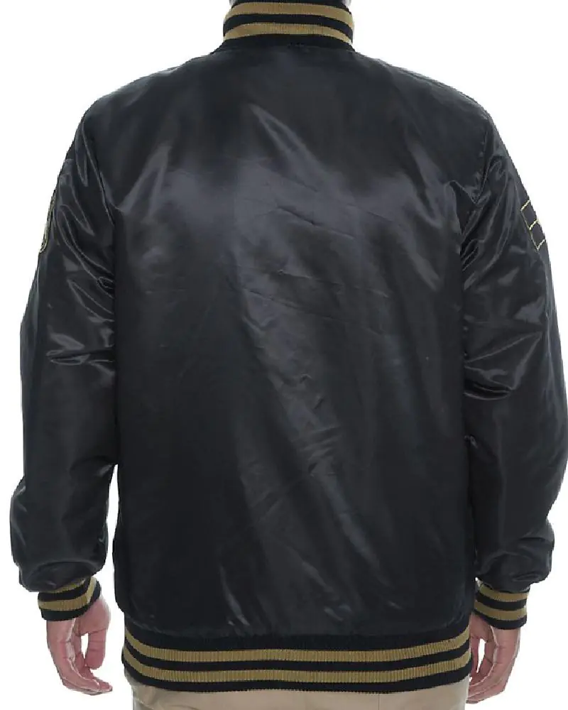 Black Label Seattle Seahawks Satin Jacket