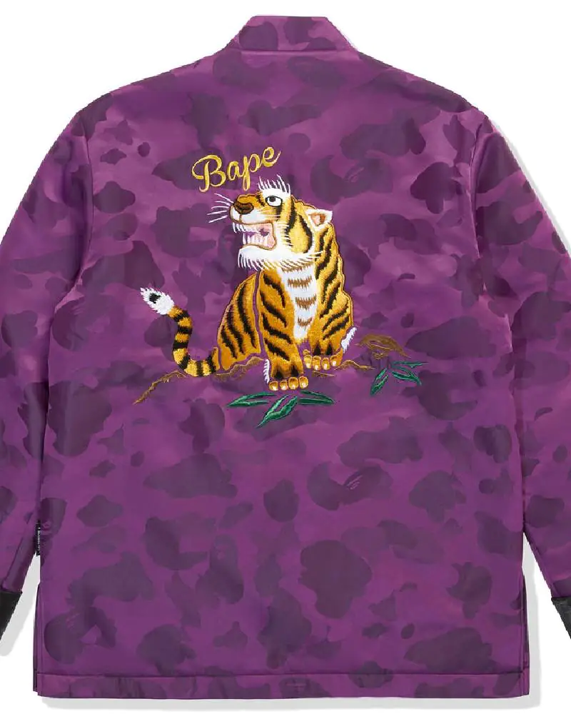 COLOR CAMO PADDED CHINESE JACKET