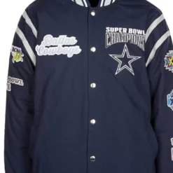 Dallas Cowboys Super Bowl 5 Time Champions Jacket