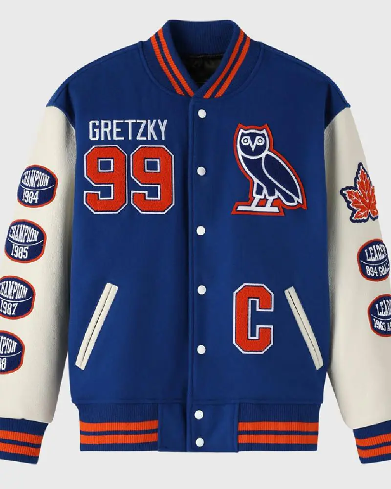 Gretzky The Great One OVO Varsity Jacket Gretzky The Great One OVO Varsity Jacket