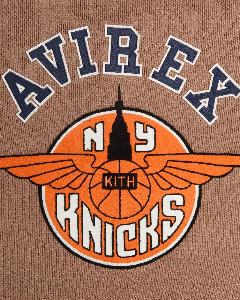 Kith & Avirex For The New York Knicks Wings Wyona Sweater