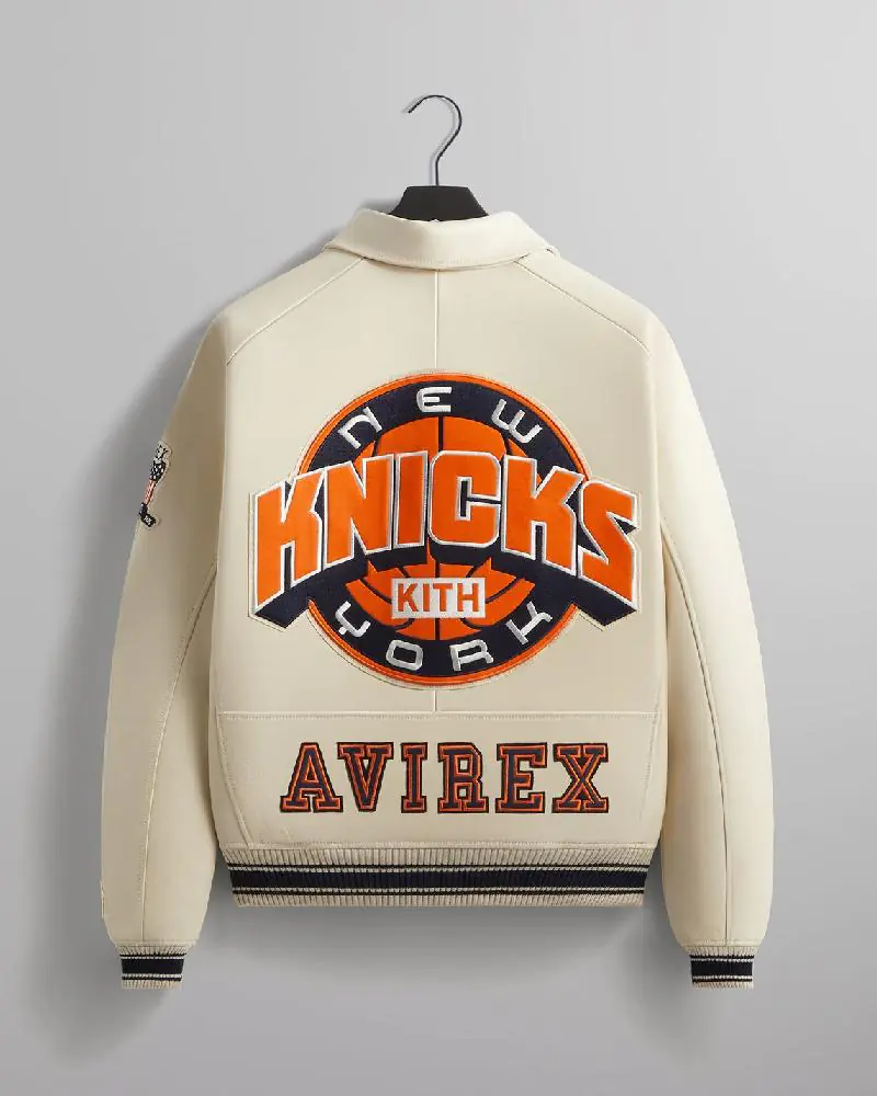 Kith & Avirex For The New York Knicks Icon Jacket Kith & Avirex For The New York Knicks Icon Jacket