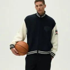 Kith & Avirex For The New York Knicks Wyona Full Zip Sweater