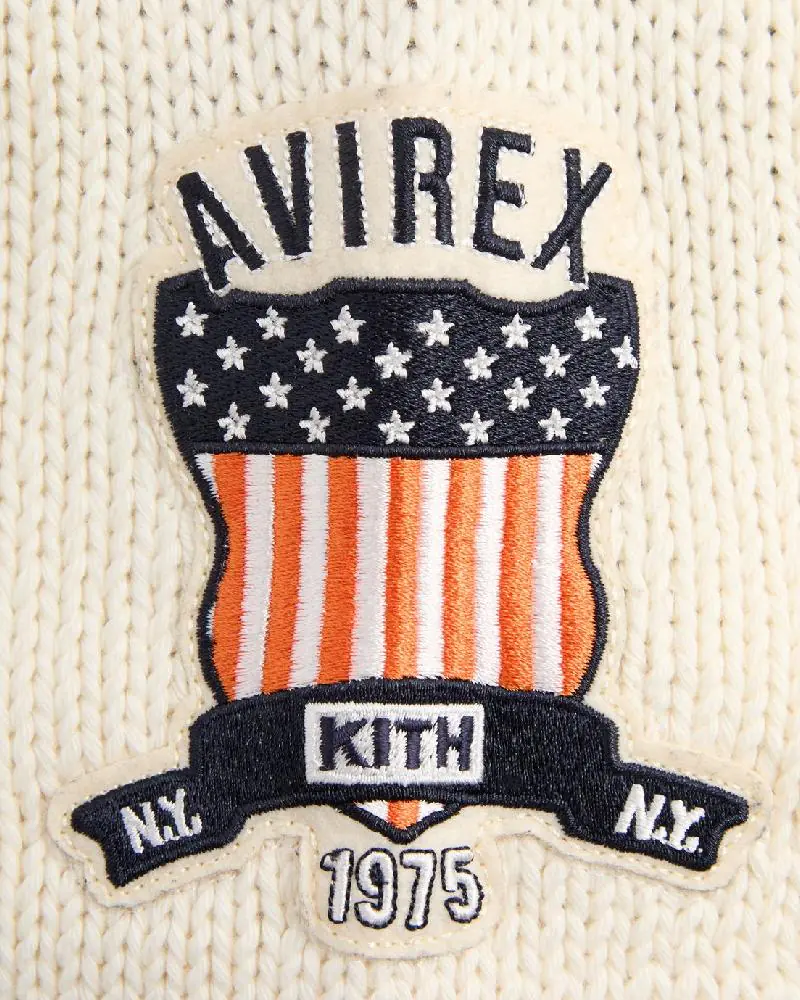 Kith & Avirex For The New York Knicks Wyona Full Zip Sweater