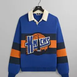 Kith For The New York Knicks Ball Nelson Collared Pullover