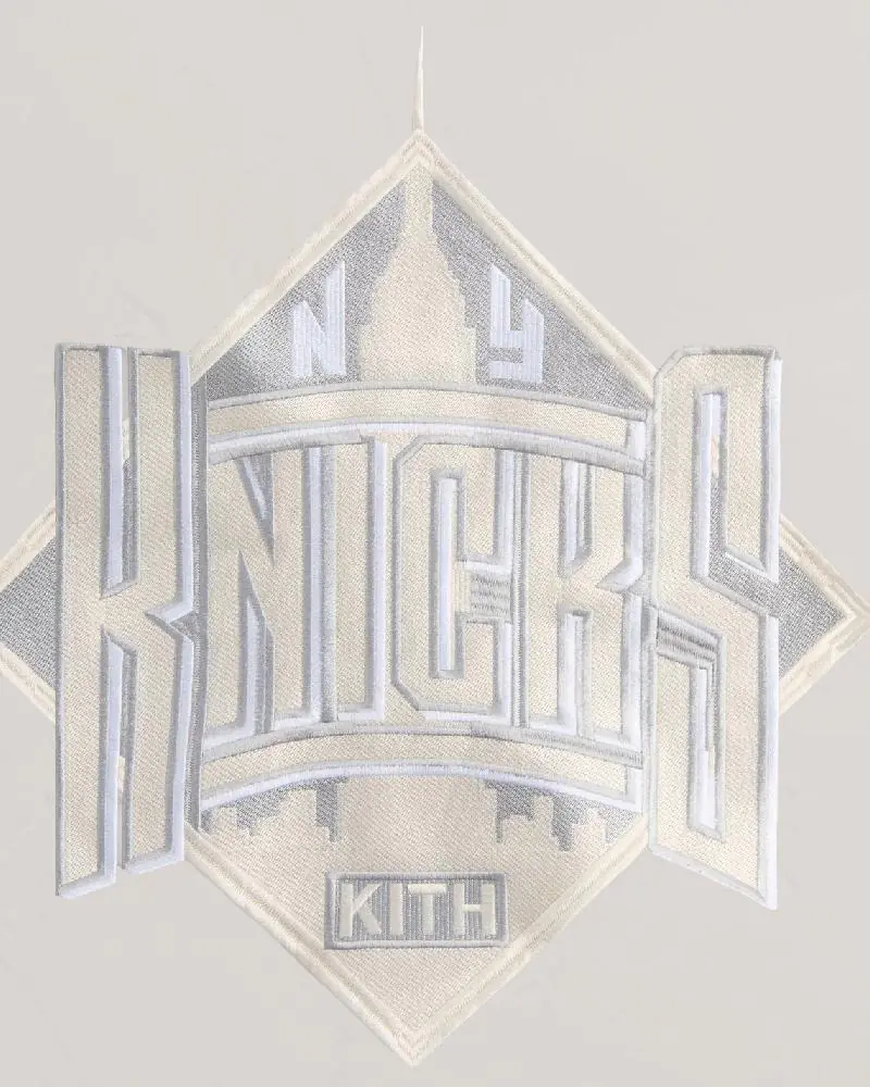 Kith For The New York Knicks Empire Satin Bomber Jacket