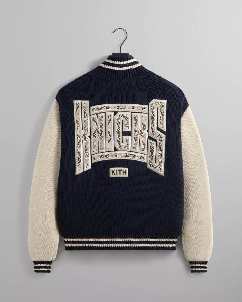 Kith For The New York Knicks Wyona Full Zip Sweater Kith For The New York Knicks Wyona Full Zip Sweater