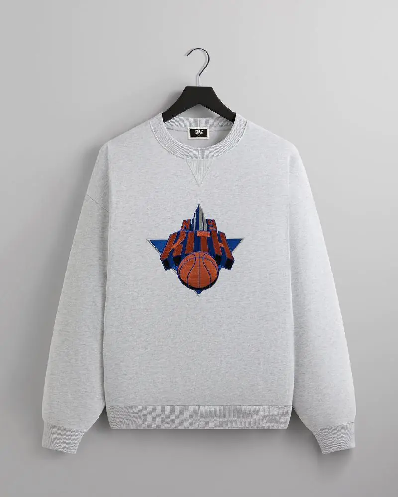 Kith for the New York Knicks Empire Vintage Nelson Crewneck