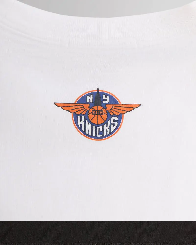 Kith For The New York Knicks Wingman Sketch Vintage Tee Kith For The New York Knicks Wingman Sketch Vintage Tee