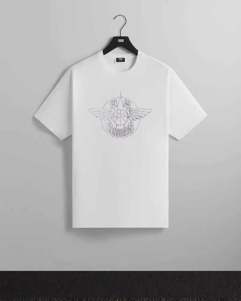 Kith For The New York Knicks Wingman Sketch Vintage Tee Kith For The New York Knicks Wingman Sketch Vintage Tee
