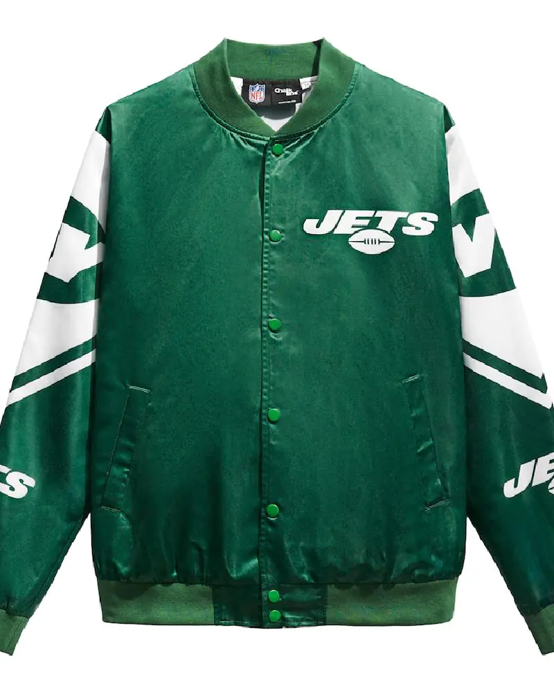 Men’s Chalk Line Green New York Jets Fanimation Satin Jacket