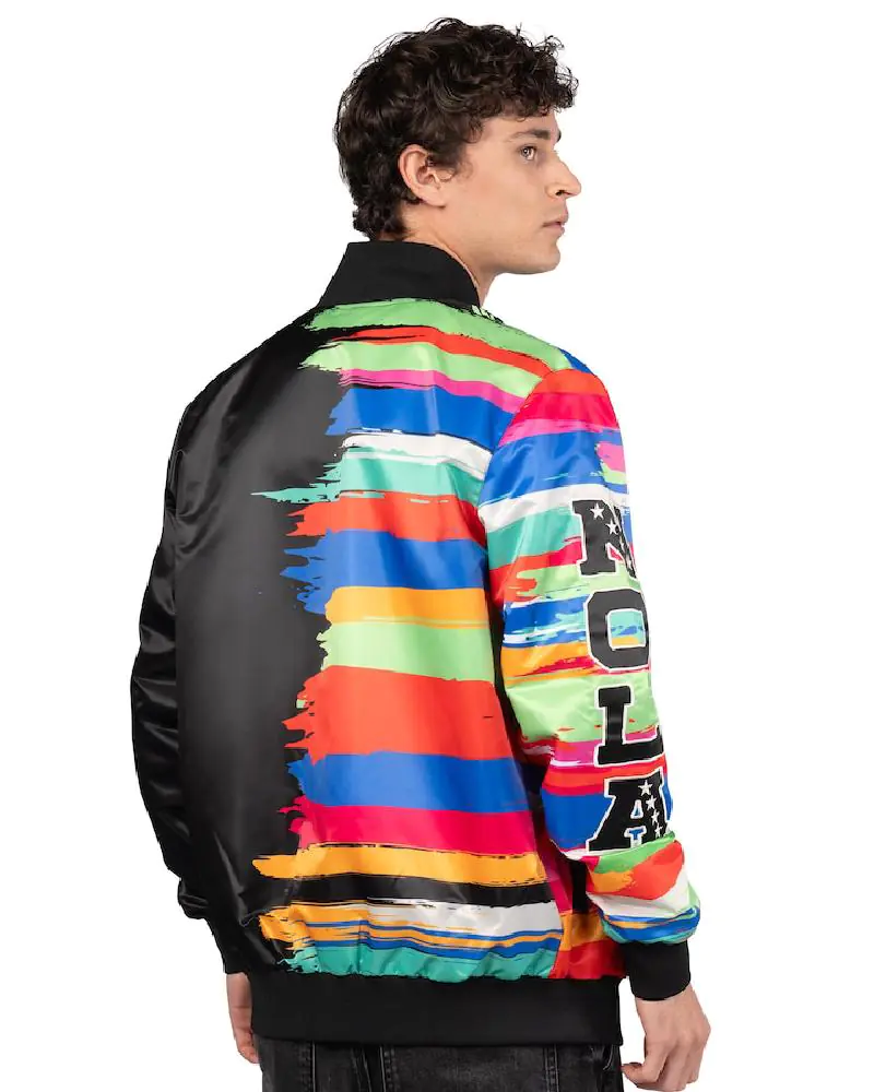 Men’s Super Bowl LIX Starter X MSX By Michael Strahan Black Voodoo Jacket