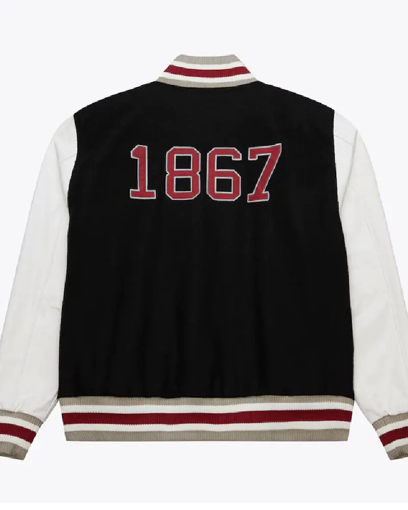 Morehouse Maroon Tigers Homecoming Black Varsity Jacket Morehouse Maroon Tigers Homecoming Black Varsity Jacket