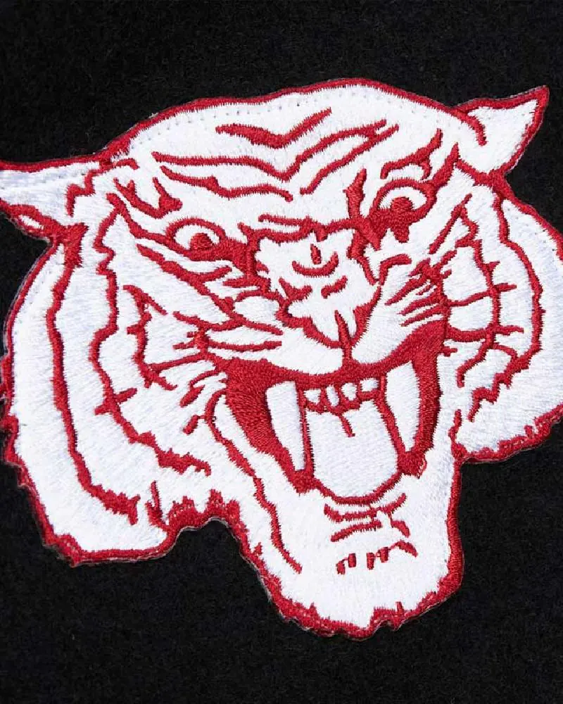 Morehouse Maroon Tigers Homecoming Black Varsity Jacket Morehouse Maroon Tigers Homecoming Black Varsity Jacket