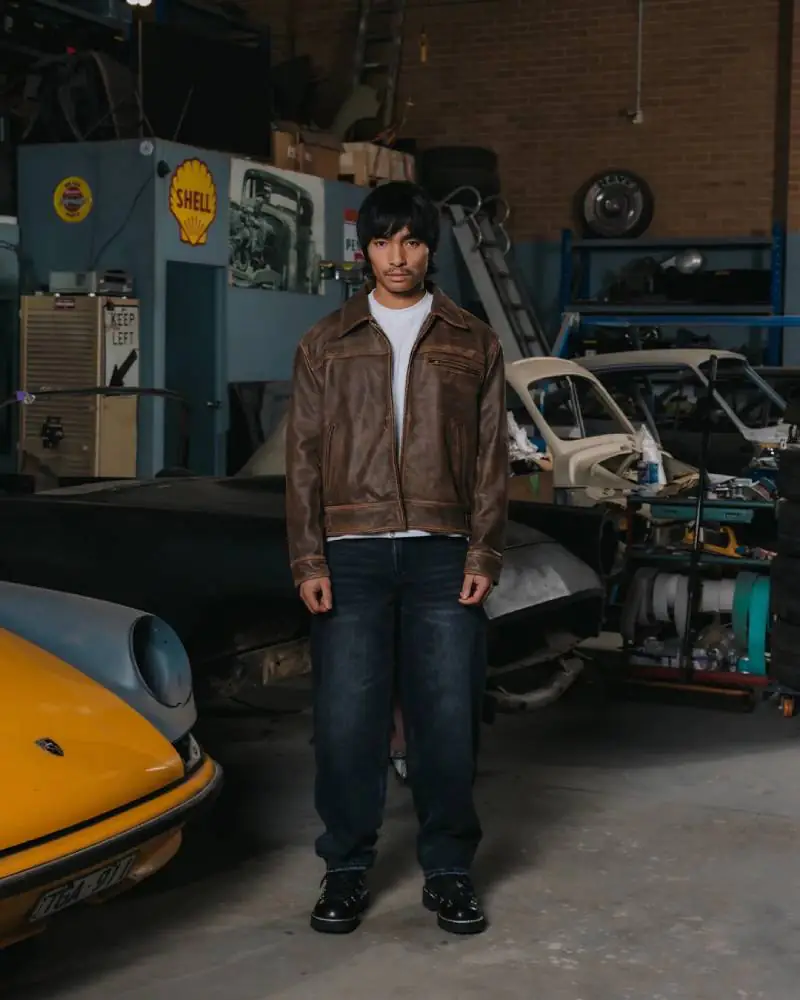 Mutimer Brown Leather Jacket