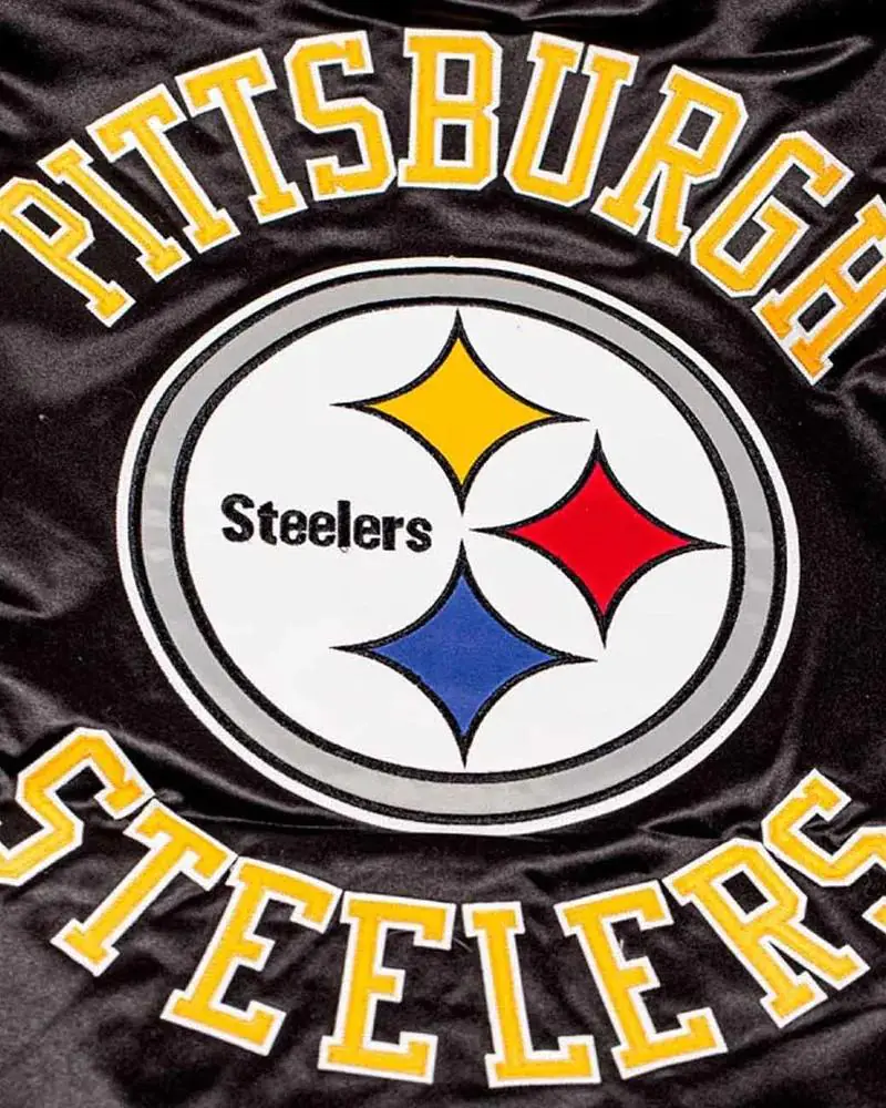 NFL Black Pittsburgh Steelers Heavyweight Satin Jacket NFL Black Pittsburgh Steelers Heavyweight Satin JacketNFL Black Pittsburgh Steelers Heavyweight Satin Jacket NFL Black Pittsburgh Steelers Heavyweight Satin Jacket