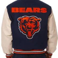 NFL Chicago Bears Varsity Navy Blue Jacket