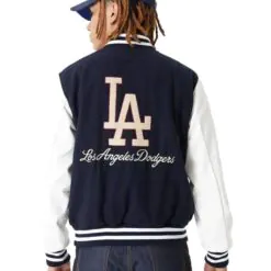 New Era MLB Large Logo Varsity Los Angeles Dodgers Jacket