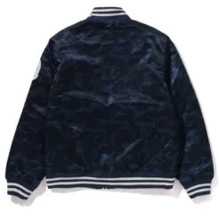 Solid Camo NYC Logo Nylon Varsity Jacket