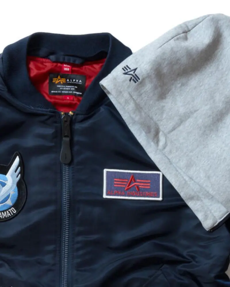 STRICT-G x ALPHA Mobile Suit Gundam SEED FREEDOM Light MA-1 Natus Jacket STRICT-G x ALPHA Mobile Suit Gundam SEED FREEDOM Light MA-1 Natus Jacket