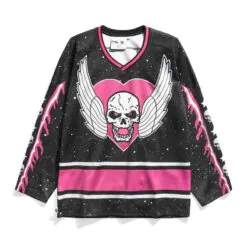 Bret Hart Speckle Black Hockey Jersey