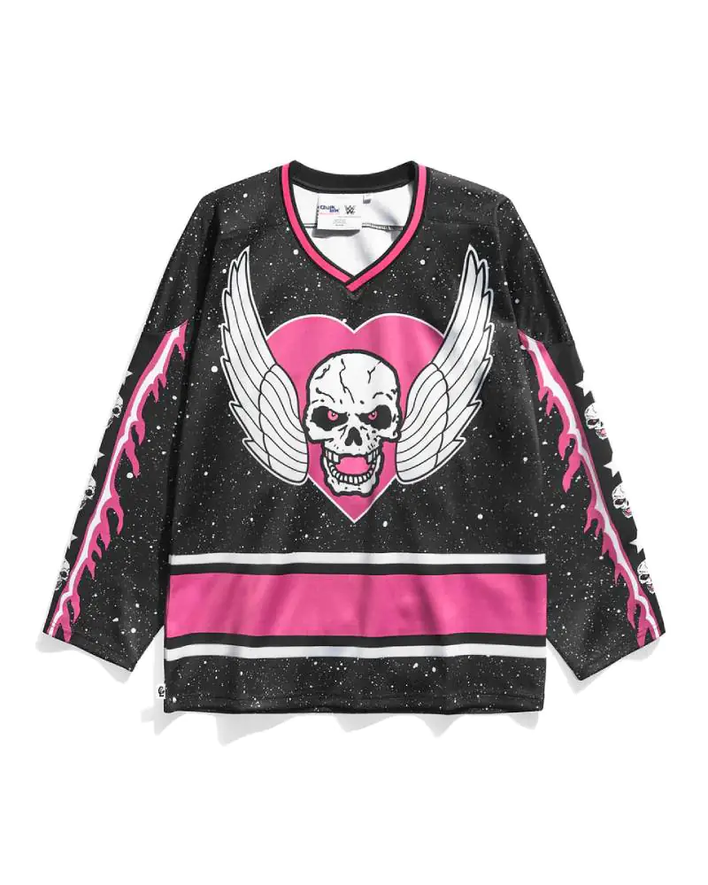Bret Hart Speckle Black Hockey Jersey