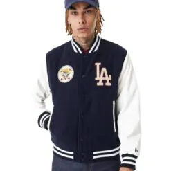 New Era MLB Large Logo Varsity Los Angeles Dodgers Jacket