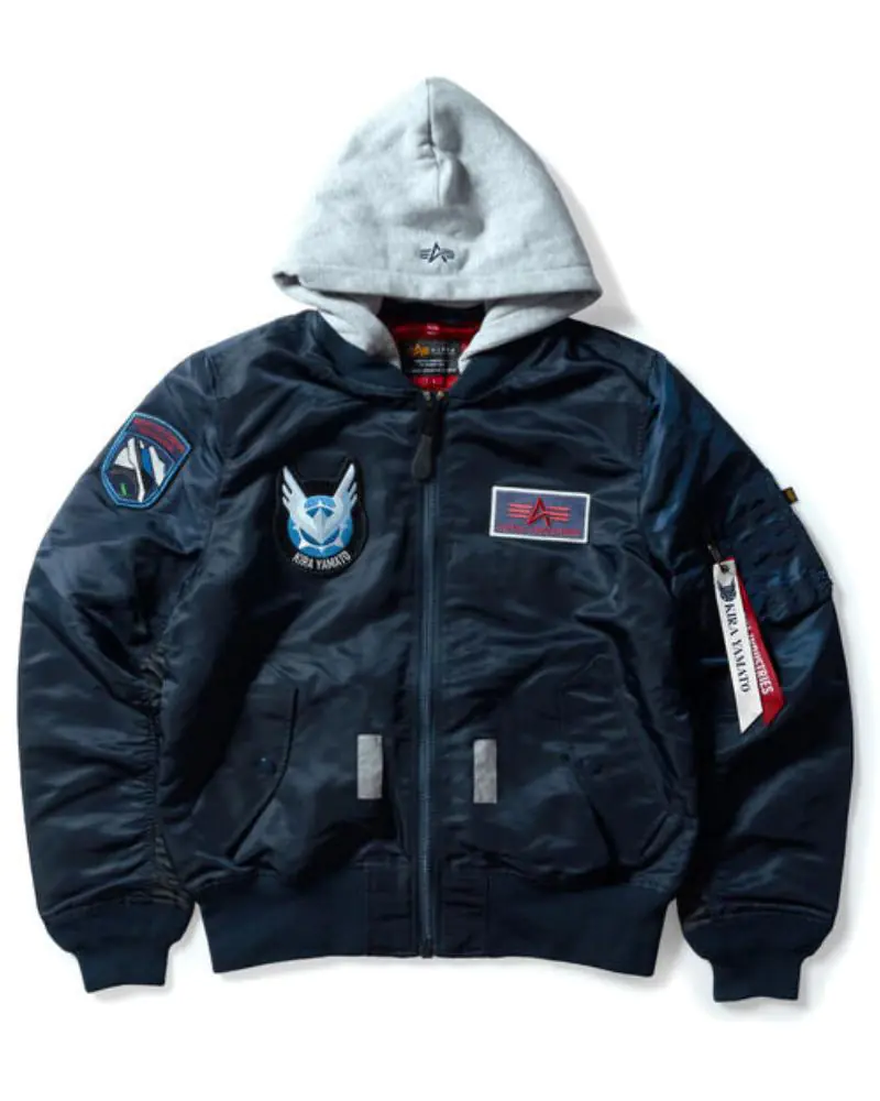 STRICT-G x ALPHA Mobile Suit Gundam SEED FREEDOM Light MA-1 Natus Jacket STRICT-G x ALPHA Mobile Suit Gundam SEED FREEDOM Light MA-1 Natus Jacket