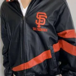 San Francisco Giants Baseball Club Leather Jacket