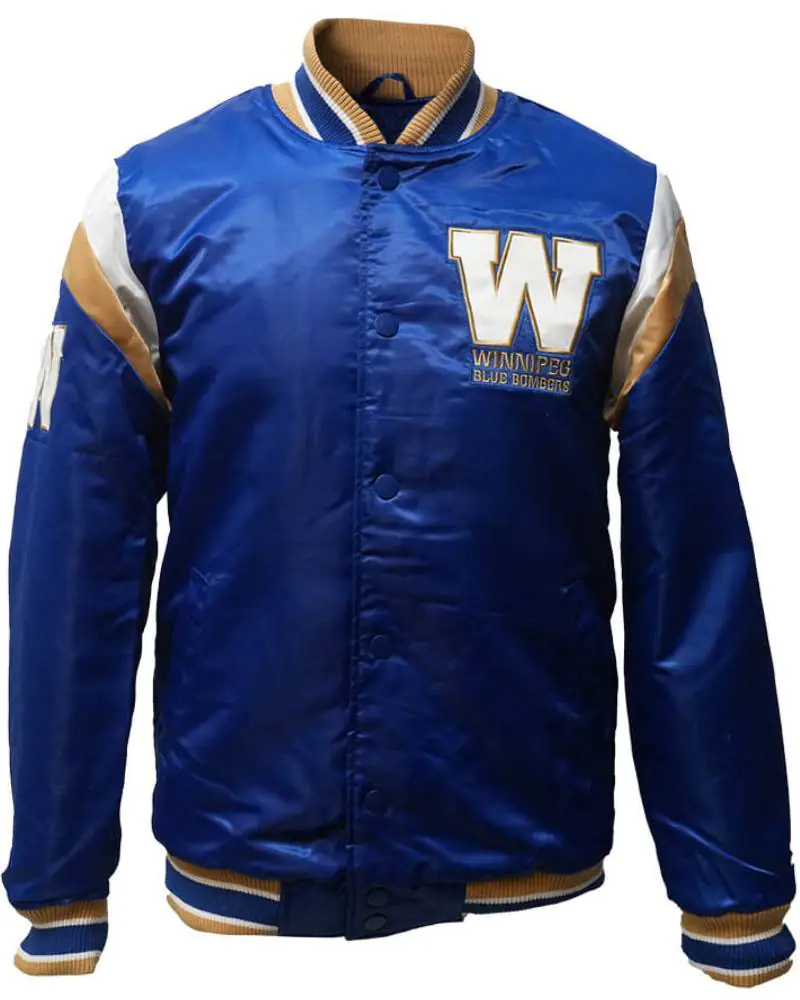 Winnipeg Blue Bombers Shut Out Satin Jacket
