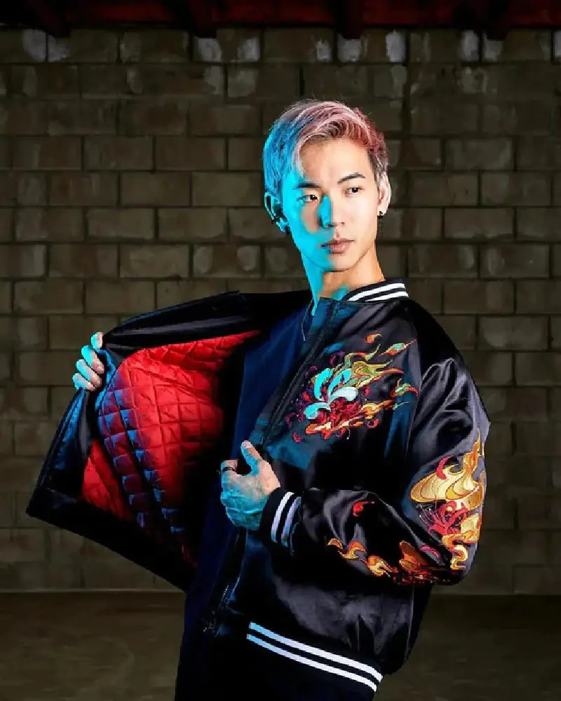 Red Dragon Sukajan Bomber Jacket