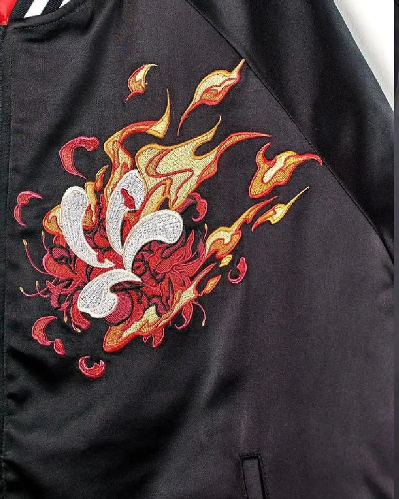 Red Dragon Sukajan Bomber Jacket