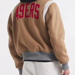 San Francisco 49ers Teddy Varsity Wool Jacket