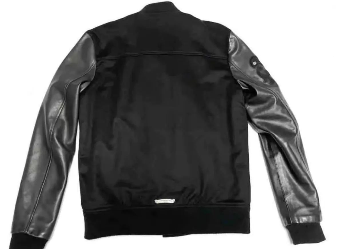Men’s Chrome Hearts Black Varsity Jacket Men’s Chrome Hearts Black Varsity Jacket