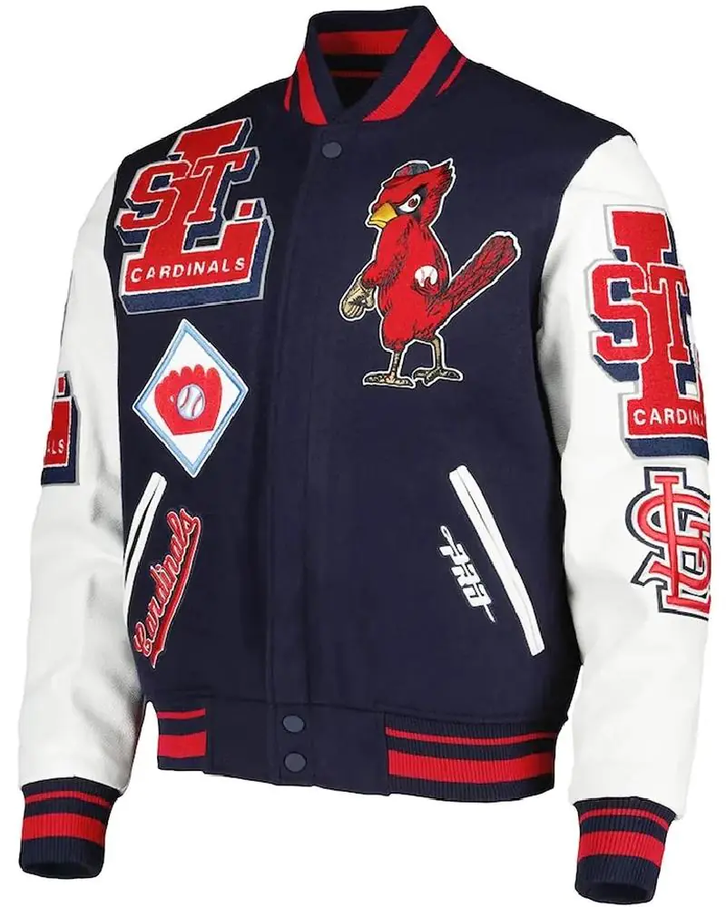 St. Louis Cardinals Old English Wool Varsity Jacket St. Louis Cardinals Old English Wool Varsity Jacket