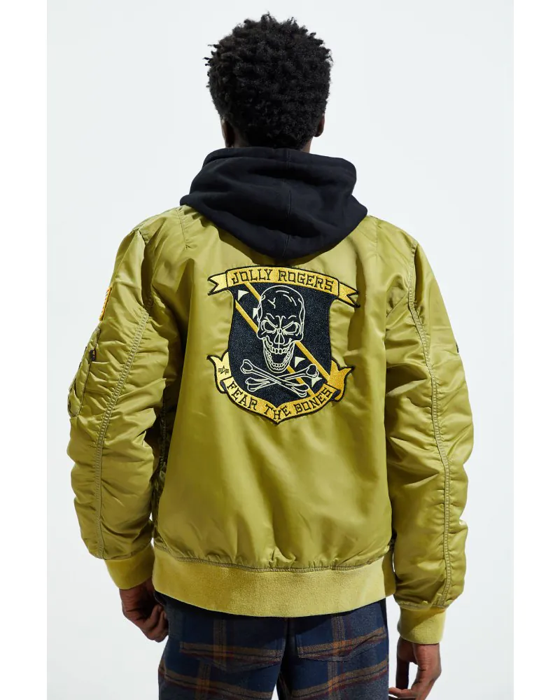 Alpha Industries L-2B Fear The Bones Battlewash Jacket