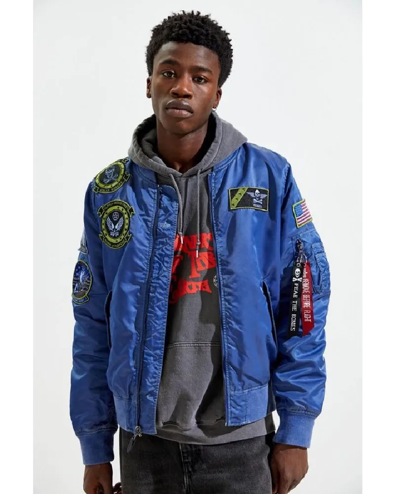 Alpha Industries L-2B Fear The Bones Battlewash Jacket