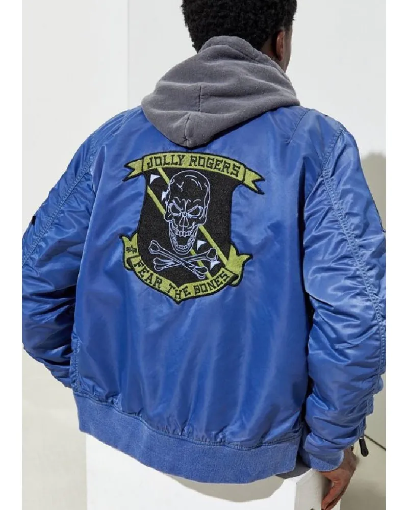 Alpha Industries L-2B Fear The Bones Battlewash Jacket