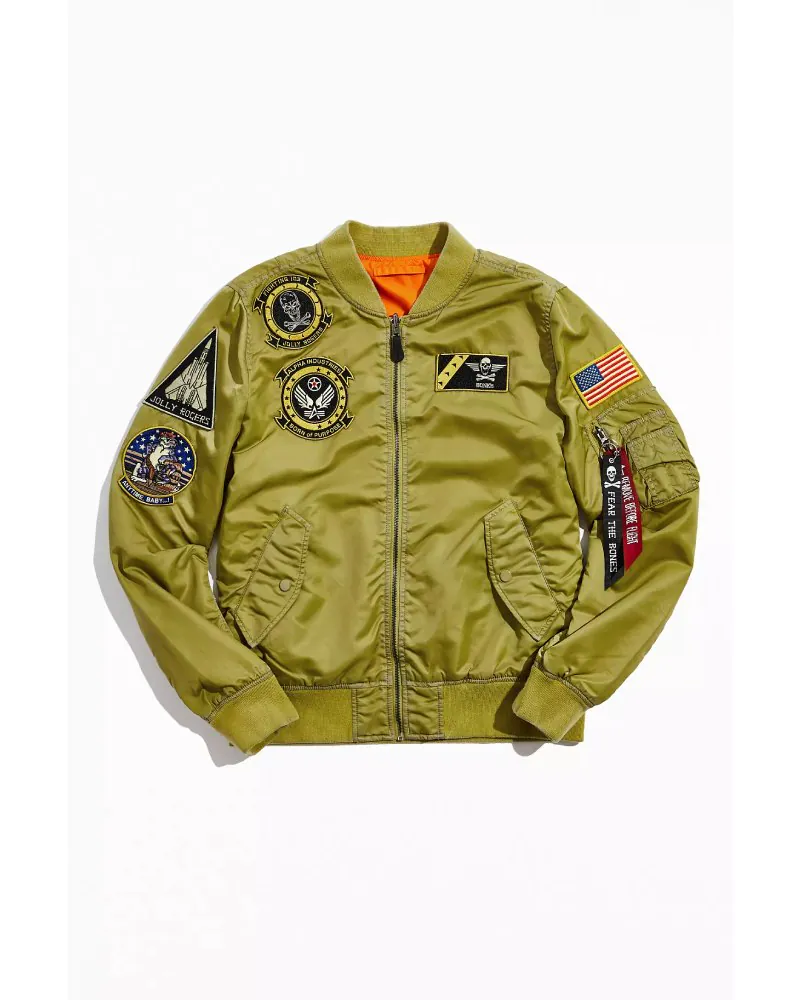 Alpha Industries L-2B Fear The Bones Battlewash Jacket