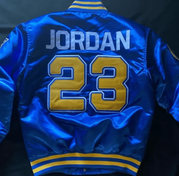 Michael Jordan Laney High School Satin Varsity Jacket