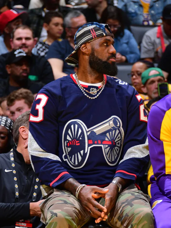 LeBron James Columbus Blue Jackets Jersey