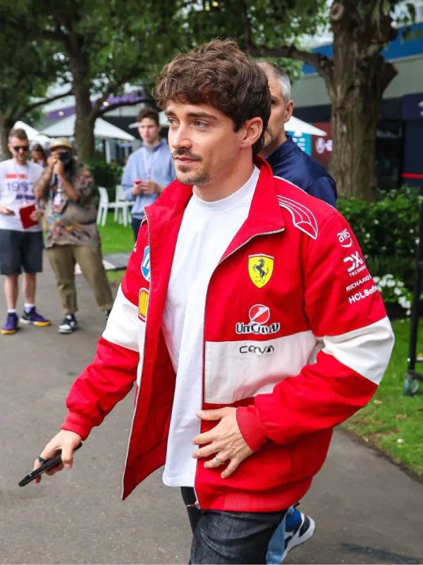 F1 Grand Prix Of Australia Charles Leclerc Red Jacket