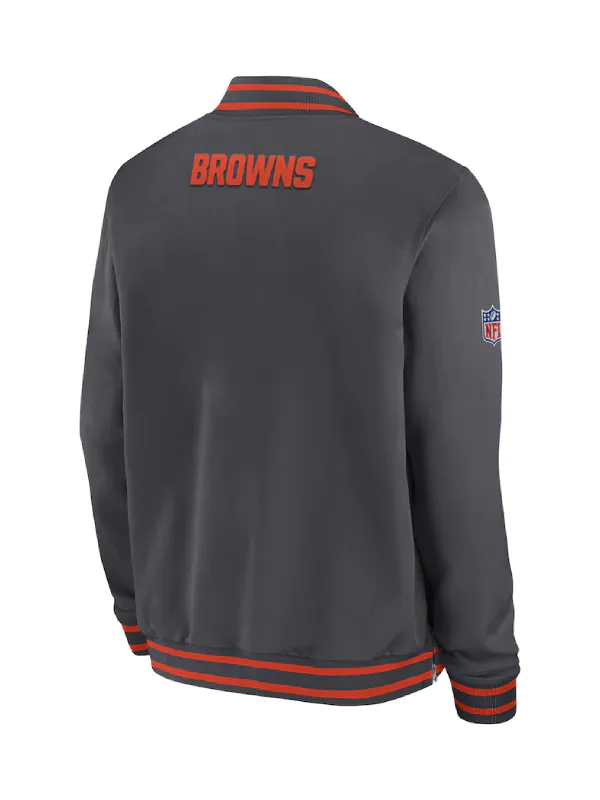 Cleveland Browns Coach Full-Zip Bomber Jacket