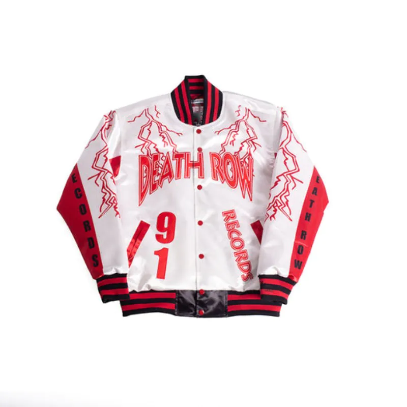 Death Row Lightning Satin Jacket