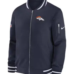 Denver Broncos Coach Full-Zip Bomber Jacke