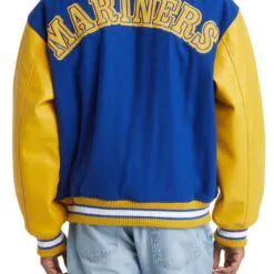 Diet Starts Monday Mariners Varsity Jacket
