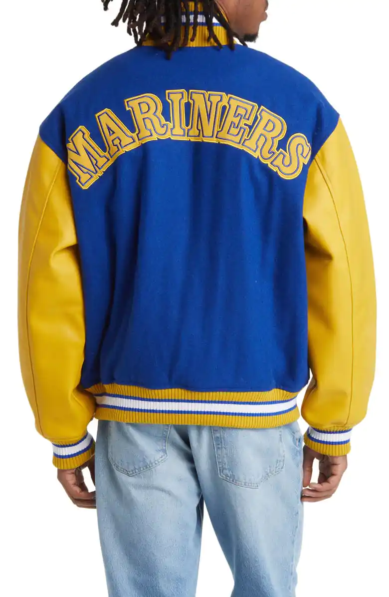Diet Starts Monday Mariners Varsity Jacket