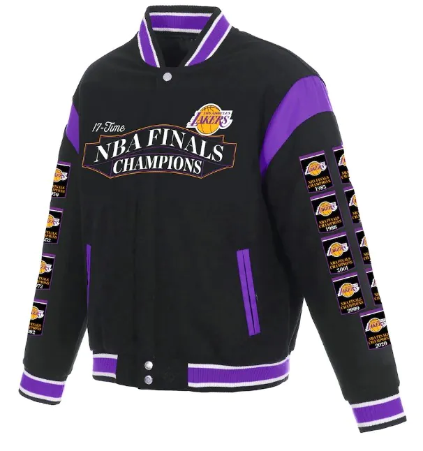 Los Angeles Lakers Champions Full Snap Jacket