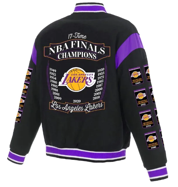 Los Angeles Lakers Champions Full Snap Jacket