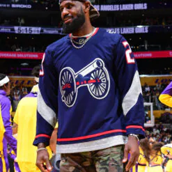 LeBron James Columbus Blue Jackets Jersey